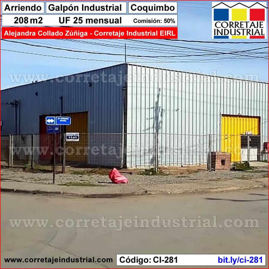 Foto Industrial en Arriendo en Barrio Industrial, Coquimbo, Elqui - UFs 25 - INA94850 - BienesOnLine