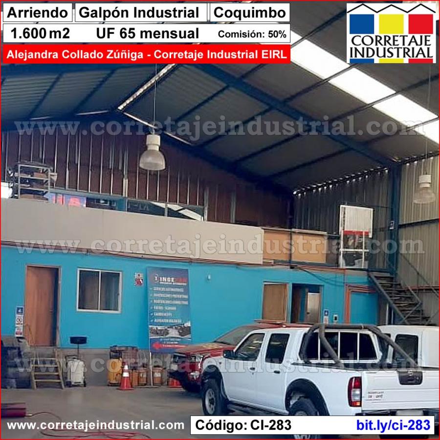 Foto Industrial en Arriendo en Barrio Industrial, Coquimbo, Elqui - UFs 65 - INA95345 - BienesOnLine