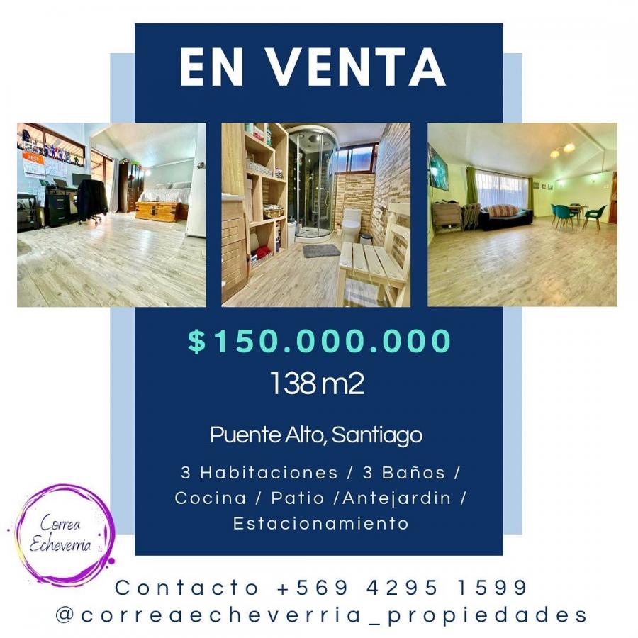 Foto Casa en Venta en El Peon, Puente Alto, Cordillera - $ 145.000.000 - CAV130469 - BienesOnLine