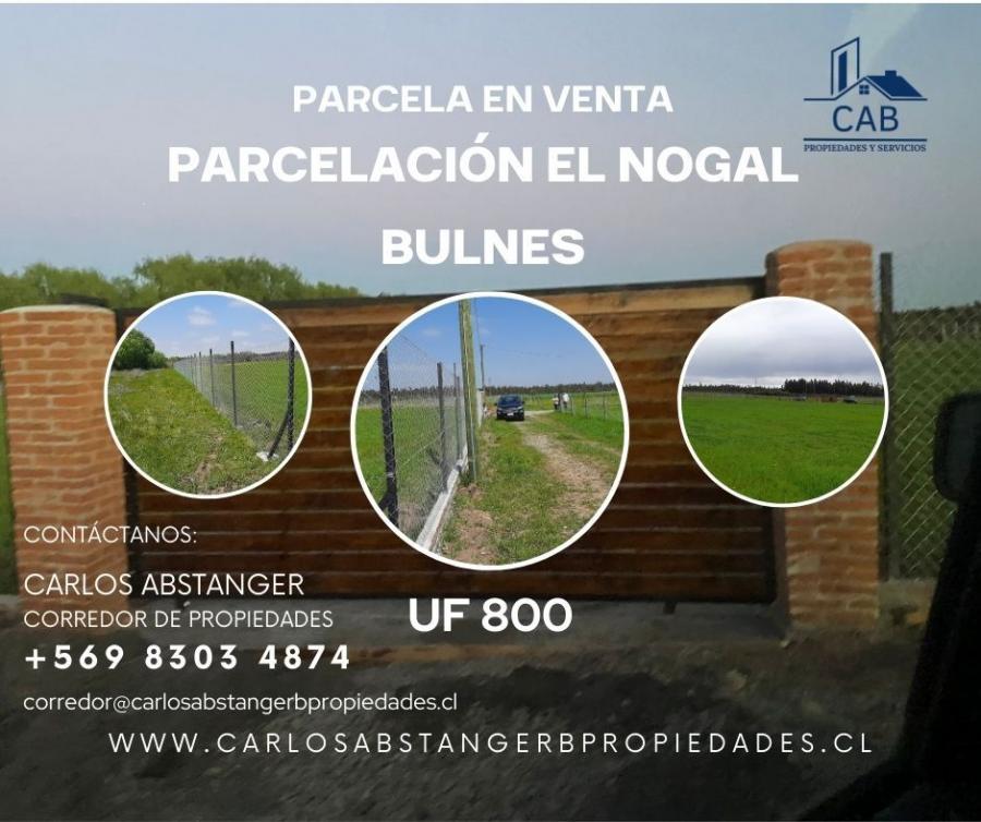 Foto Parcela en Venta en Parcelacin EL Nogal, Bulnes, uble - UFs 800 - PAV145649 - BienesOnLine
