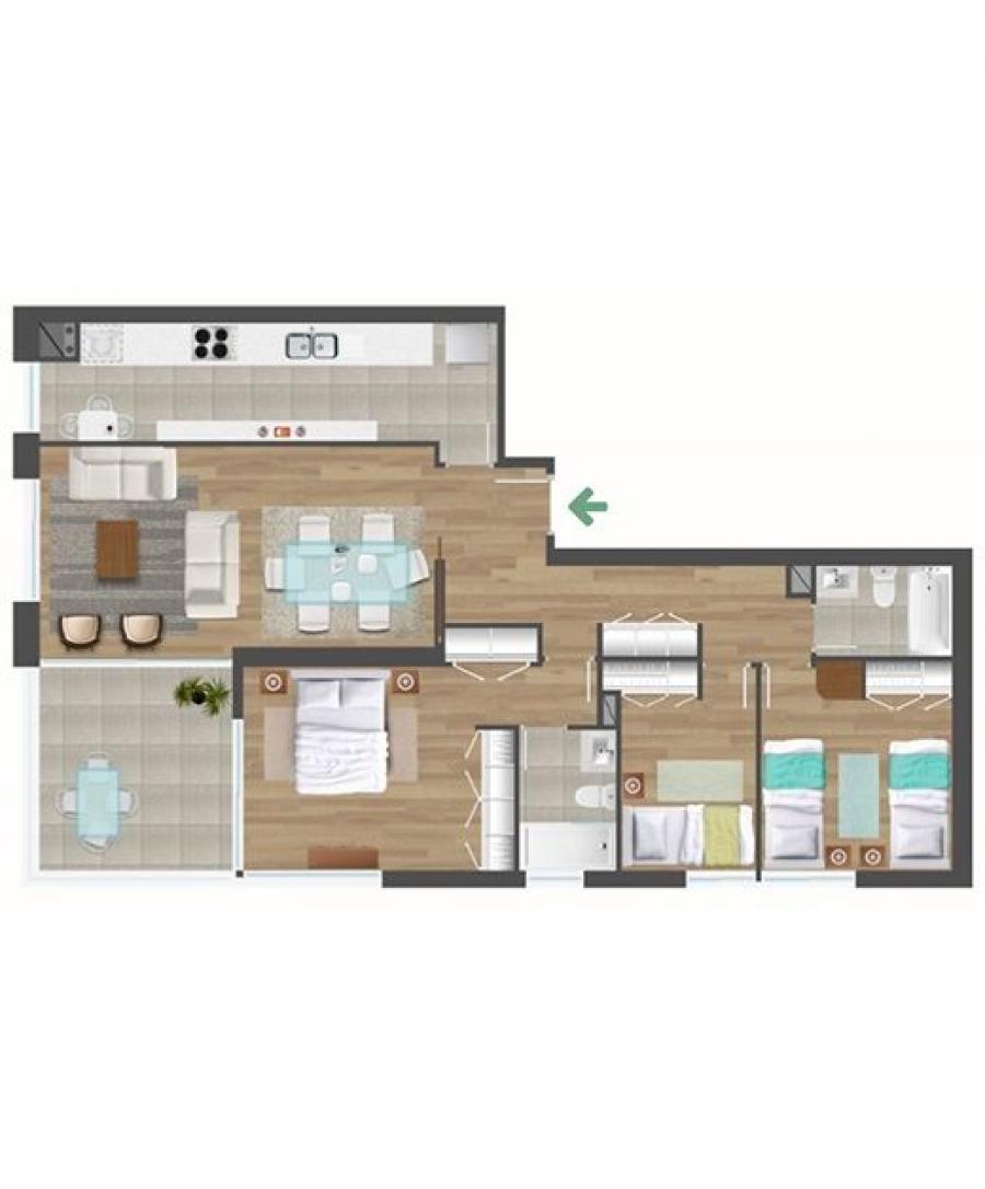 Foto Departamento en Venta en Bosques de Montemar, Concón, Valparaiso - UFs 7.290 - DEV152099 - BienesOnLine