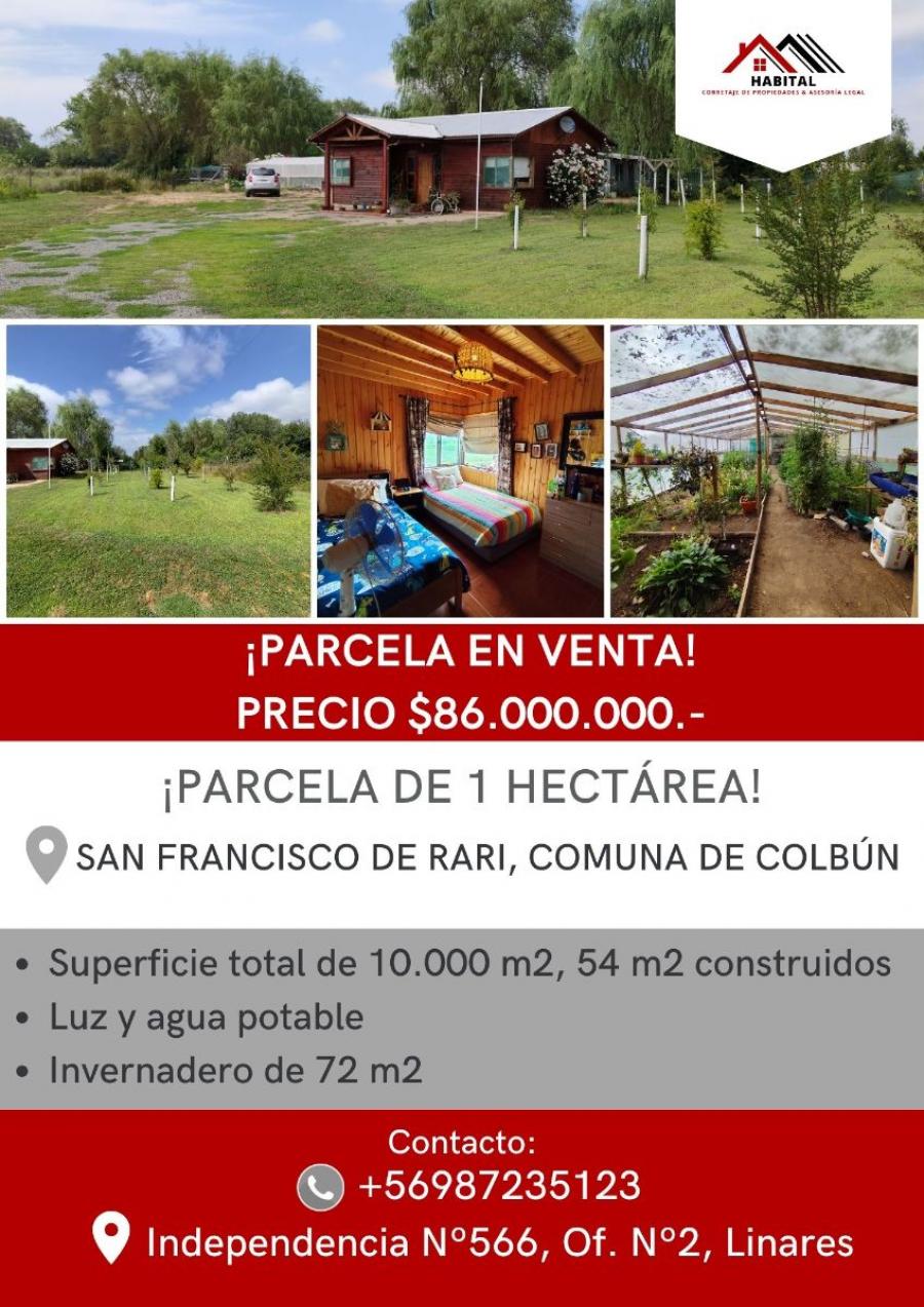 Foto Parcela en Venta en Colbn, Linares - $ 86.000.000 - PAV148826 - BienesOnLine