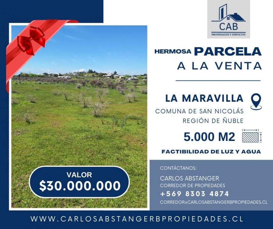 Foto Parcela en Venta en Camino La Maravilla, San Nicols, uble - $ 25.000.000 - PAV145313 - BienesOnLine