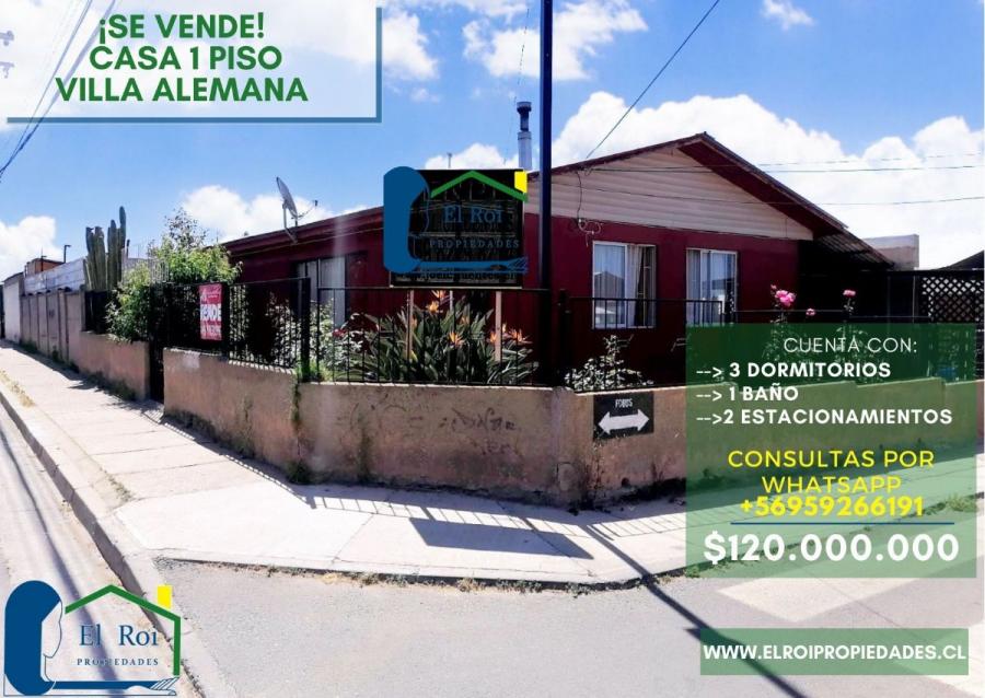 Foto Casa en Venta en Villa Alemana, Valparaiso - $ 120.000.000 - CAV147364 - BienesOnLine