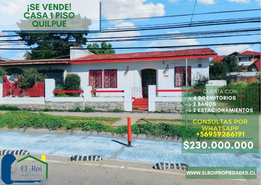 Foto Casa en Venta en Quilpue, Valparaiso - $ 230.000.000 - CAV147366 - BienesOnLine