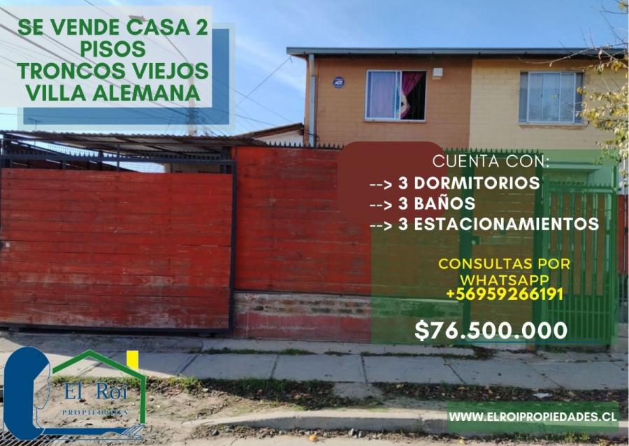 Foto Casa en Venta en Villa Alemana, Valparaiso - $ 76.500.000 - CAV147321 - BienesOnLine
