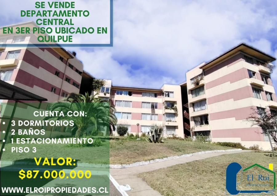 Foto Departamento en Venta en Quilpue, Valparaiso - $ 87.000.000 - DEV149208 - BienesOnLine
