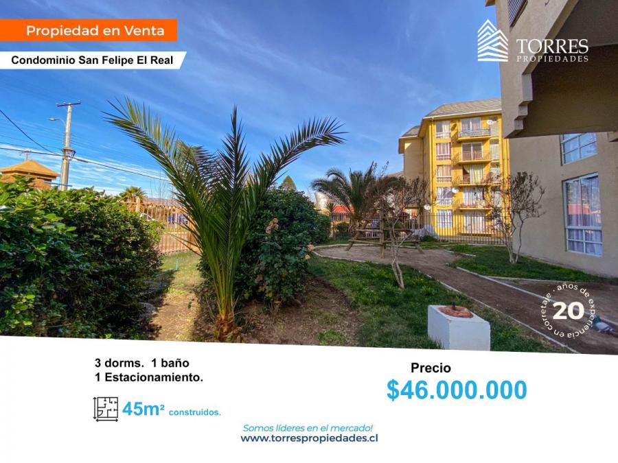 Foto Departamento en Venta en San Felipe, San Felipe de Aconcagua - $ 46.000.000 - DEV140513 - BienesOnLine