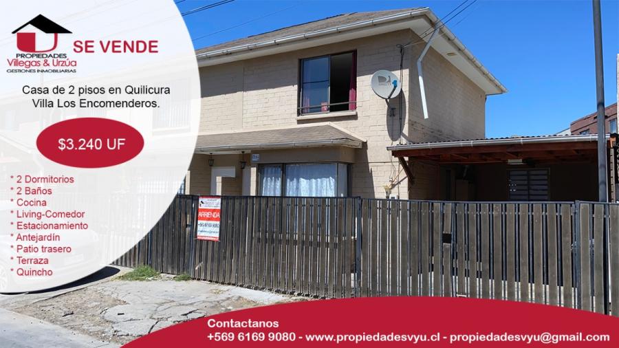 Foto Casa en Venta en Quilicura, Santiago - UFs 3.240 - CAV149723 - BienesOnLine