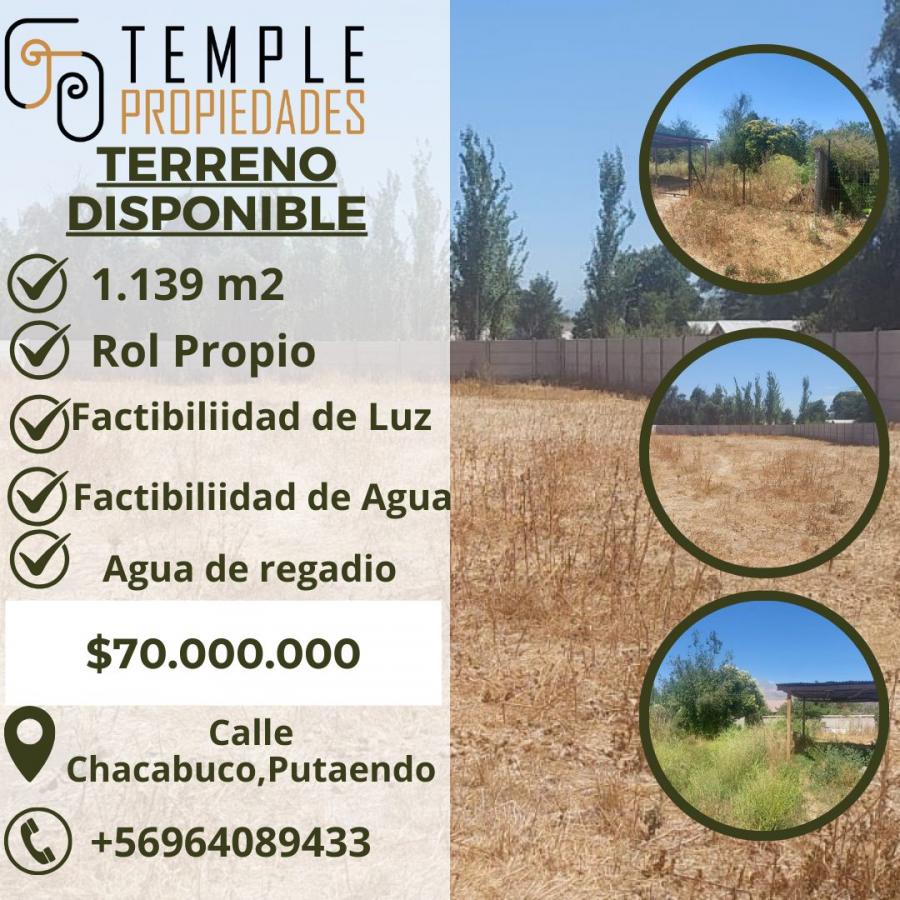 Foto Terreno en Venta en PUTAENDO, Putaendo, San Felipe de Aconcagua - $ 70.000.000 - TEV152862 - BienesOnLine