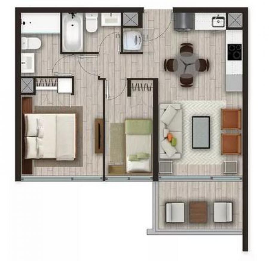 Foto Departamento en Venta en Reñaca, Viña del Mar, Valparaiso - UFs 163 - DEV137769 - BienesOnLine