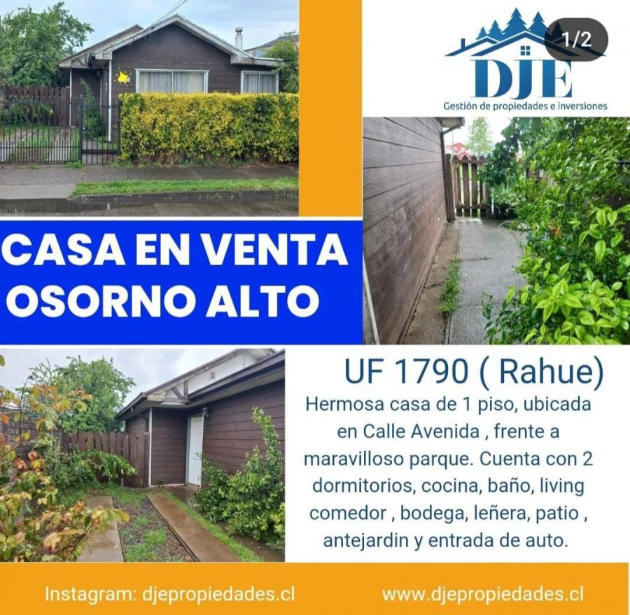 Foto Casa en Venta en Osorno, Osorno - UFs 1.790 - CAV146824 - BienesOnLine