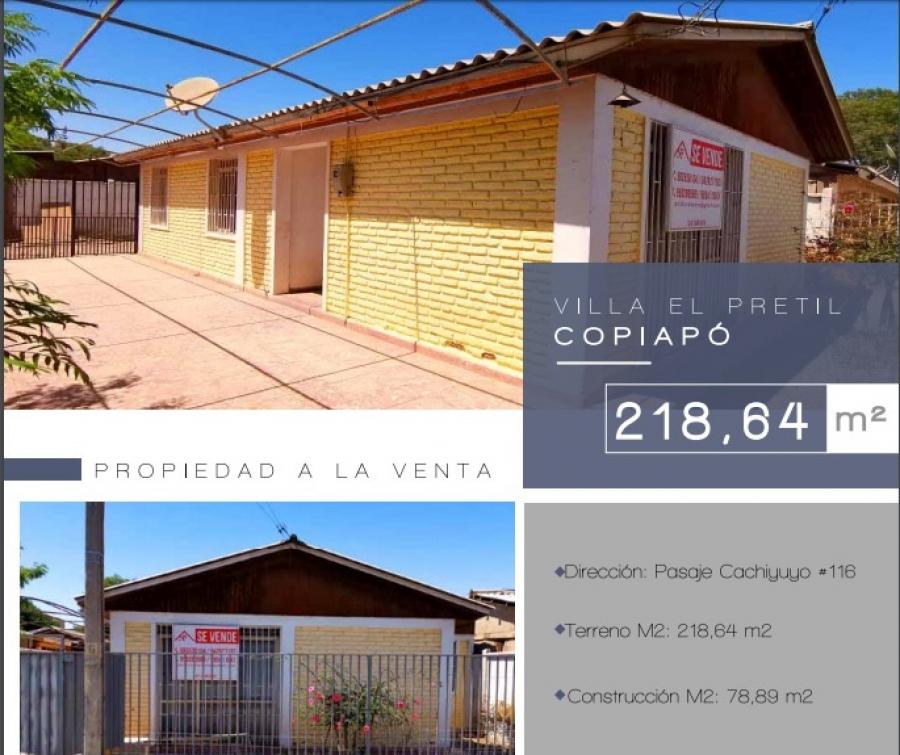 Foto Casa en Venta en Copiapo, Copiap - $ 105.000.000 - CAV110247 - BienesOnLine