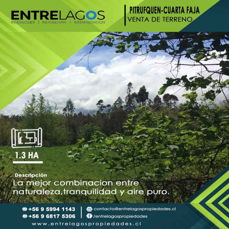 Foto Terreno en Venta en Sector Cuarta Faja, Puraquina Alto, Pitrufqun, Cautin - 1 hectareas - $ 45.000.000 - TEV75800 - BienesOnLine