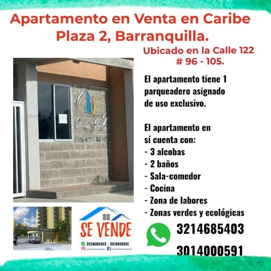 Foto Apartamento en Venta en norte, Calle 122 # 96 - 105., Atlántico - $ 250.000.000 - APV208359 - BienesOnLine