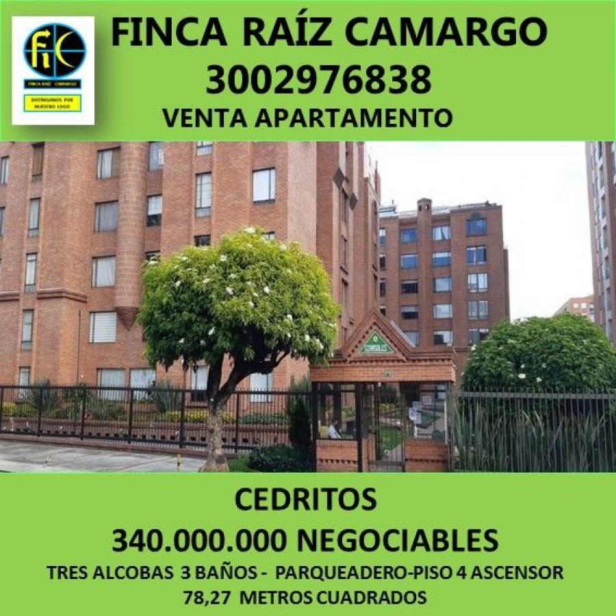 Foto Apartamento en Venta en Cedritos, Bogota D.C - $ 340.000.000 - APV183884 - BienesOnLine