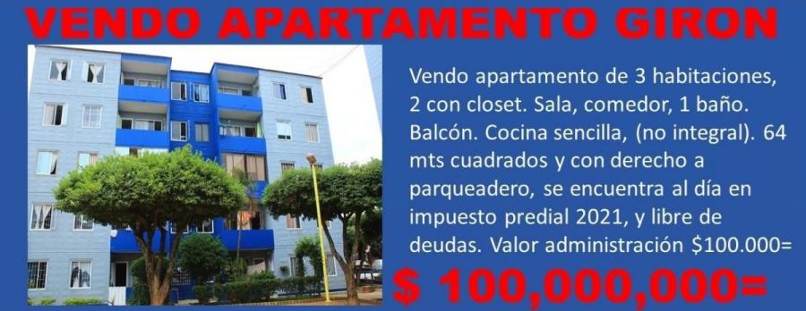 Foto Apartamento en Venta en carrizal, Girón, Santander - $ 100.000.000 - APV189438 - BienesOnLine