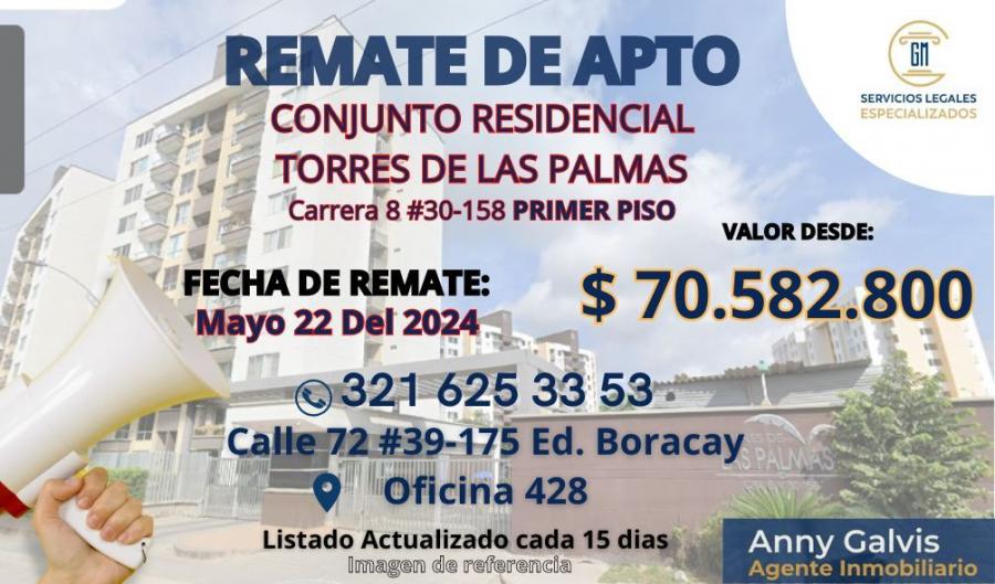 Foto Apartamento en Venta en LAS PALMAS, Barranquilla, Atl?ntico - $ 71 - APV209325 - BienesOnLine
