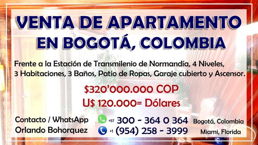 APARTAMENTO EN VENTA EN BOGOTÁ