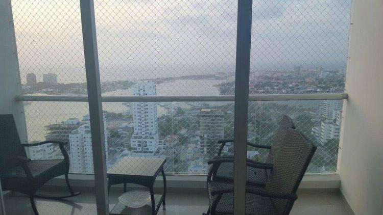 Apartamento en venta en Cartagena con vista a la bahía
