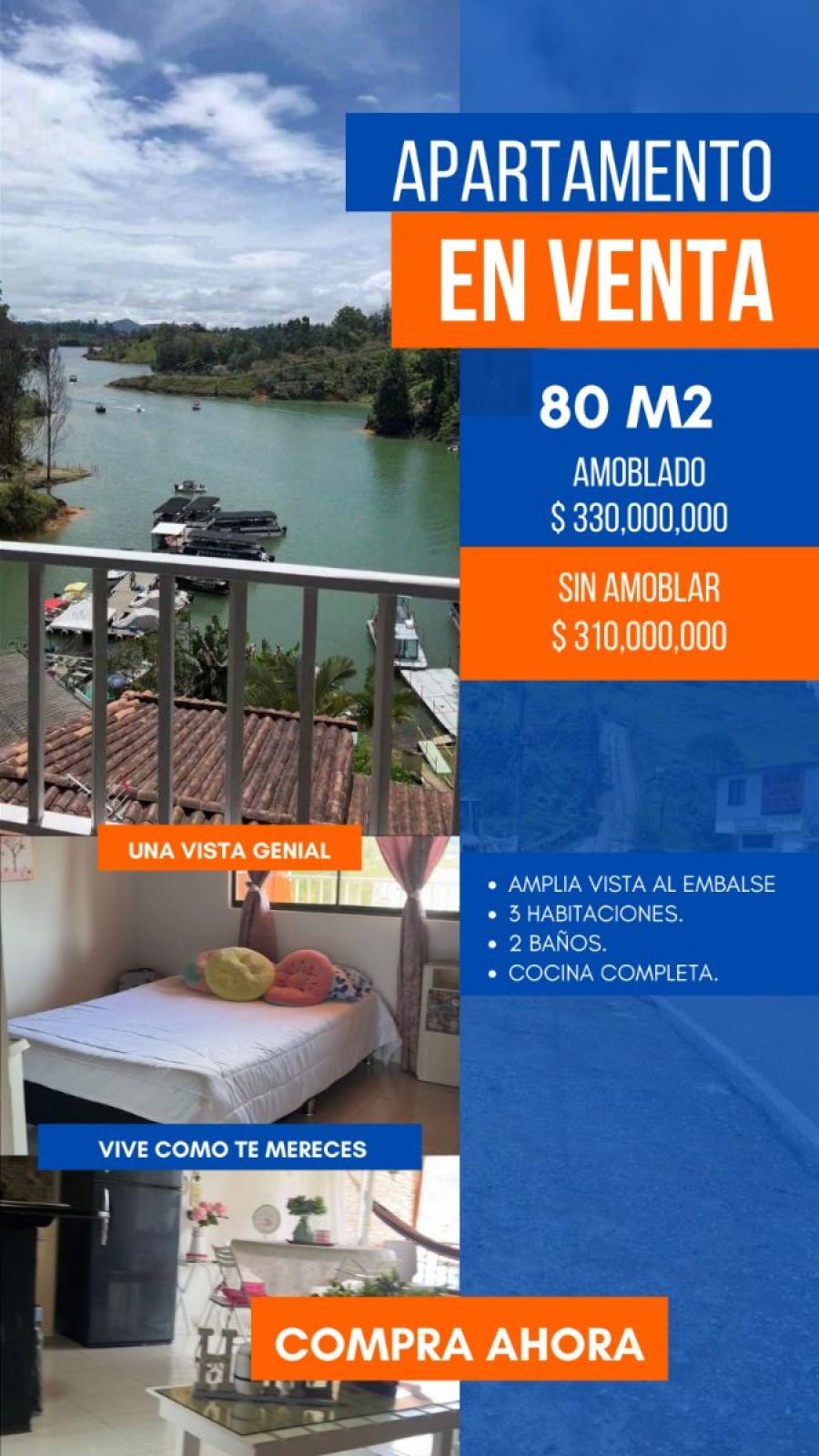 Foto Apartamento en Venta en Guatapé, Antioquia - $ 310.000.000 - APV203180 - BienesOnLine