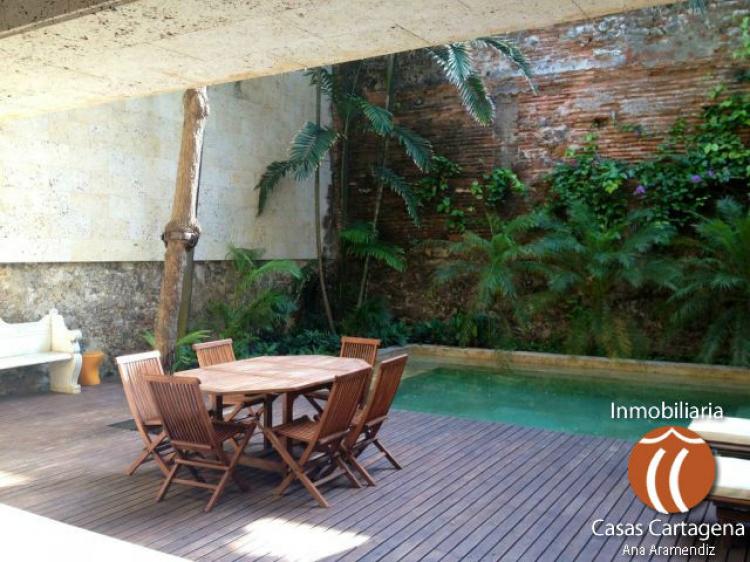 CASA AMOBLADA EN CENTRO HISTORICO CARTAGENA PARA ARRIENDO