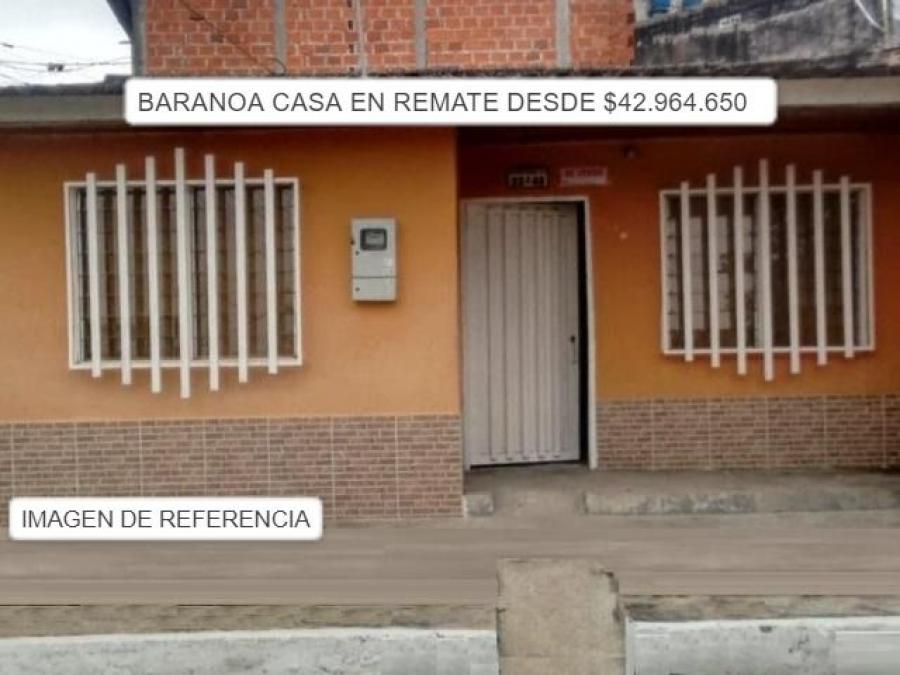 CASA EN REMATE BARANOA DESDE $42.964.650 URB. CIUDADELA LA PAZ