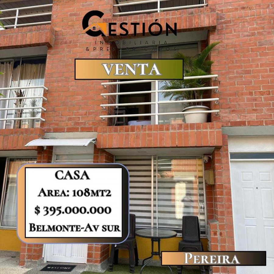 Foto Casa en Venta en BELMONTE, Pereira, Risaralda - $ 395.000.000 - CAV213120 - BienesOnLine
