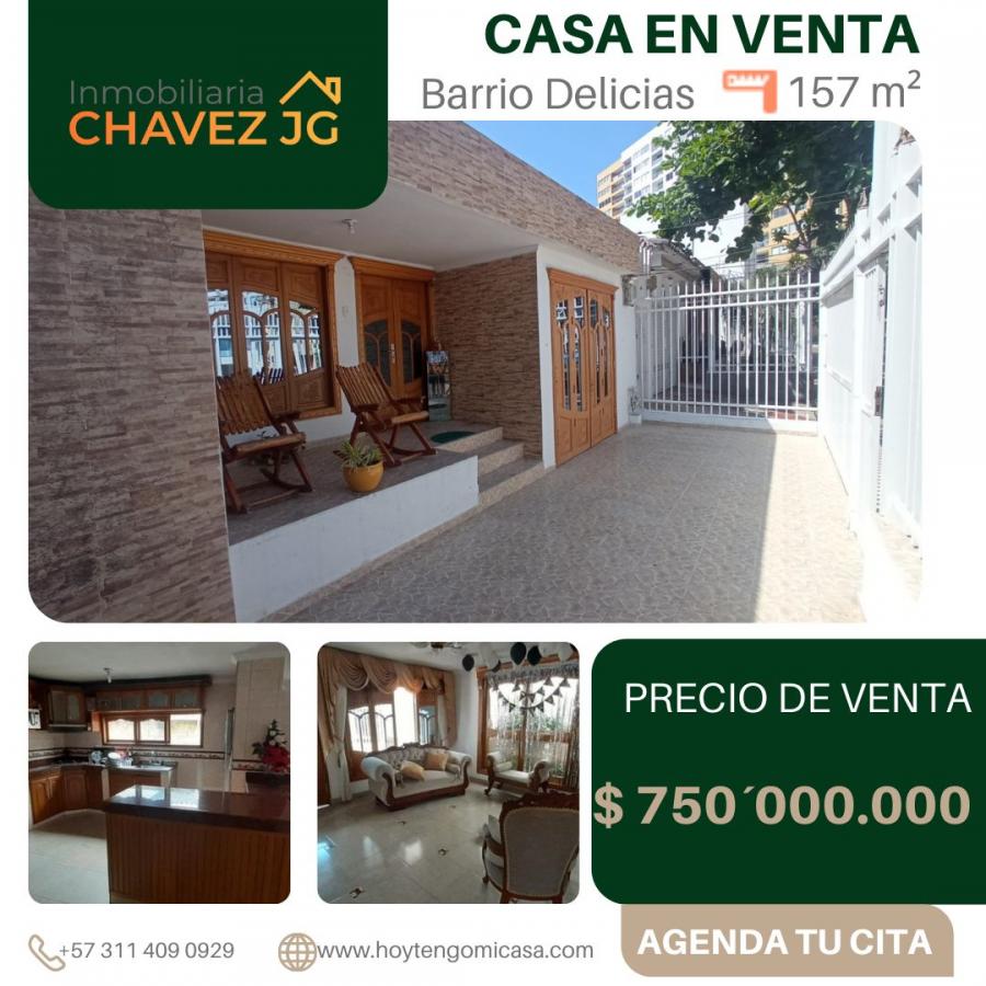 Foto Casa en Venta en Las Delicias, Barranquilla, Atlántico - $ 750.000.000 - CAV192169 - BienesOnLine