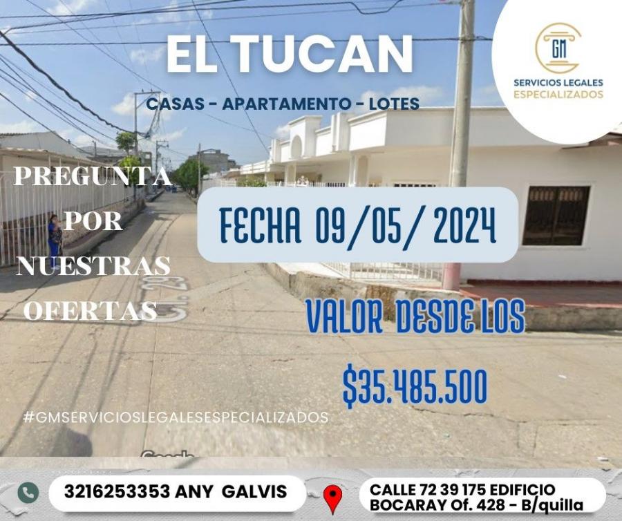 Foto Casa en Venta en EL TUCAN, Soledad, Atl?ntico - $ 35.485.500 - CAV209301 - BienesOnLine