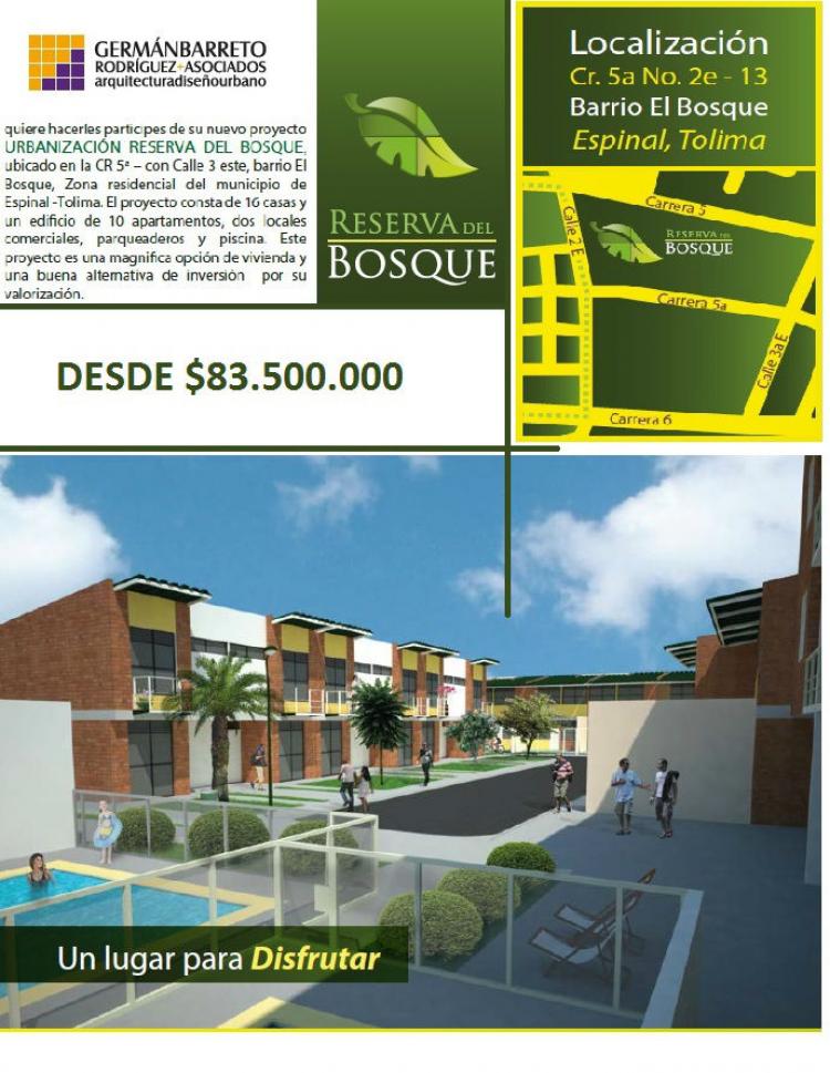 Foto Casa en Venta en El Bosque, Espinal, Tolima - $ 83.500.000 - CAV75302 - BienesOnLine