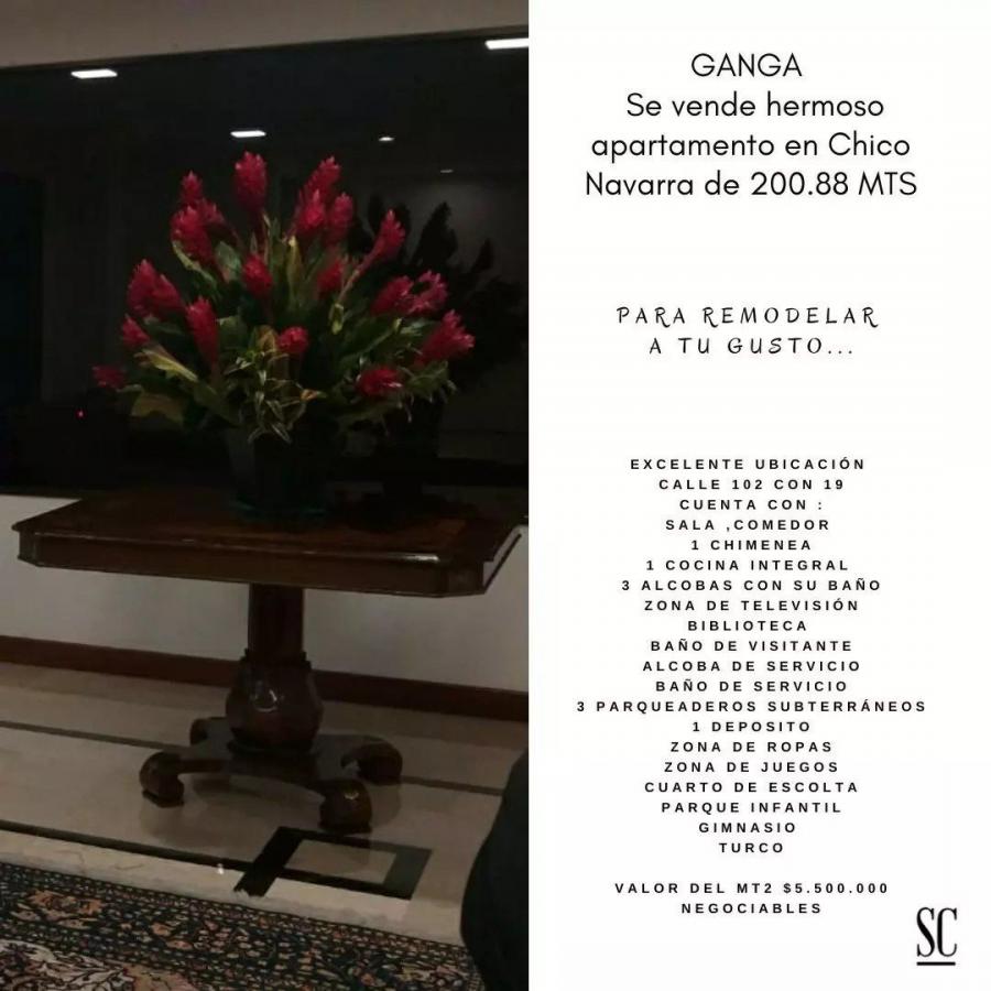 Foto Apartamento en Venta en CHICO NAVARRA, Bogotá, Bogota D.C - $ 5.500.000 - APV200044 - BienesOnLine