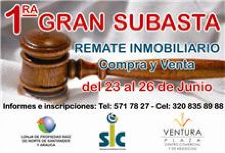 Primera Gran Subasta Inmobiliaria en Cúcuta