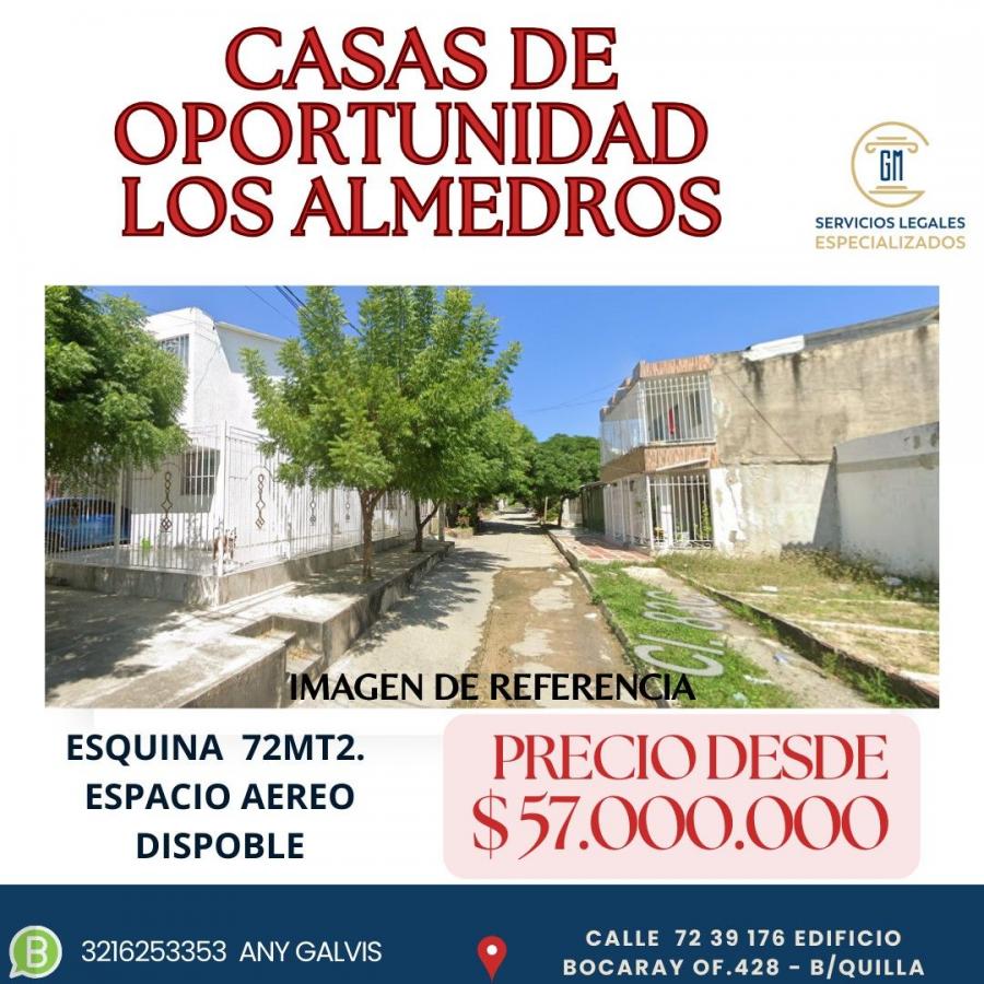 Foto Casa en Venta en LOS ALMENDROS, Soledad, Atlántico - $ 57.000.000 - CAV209154 - BienesOnLine