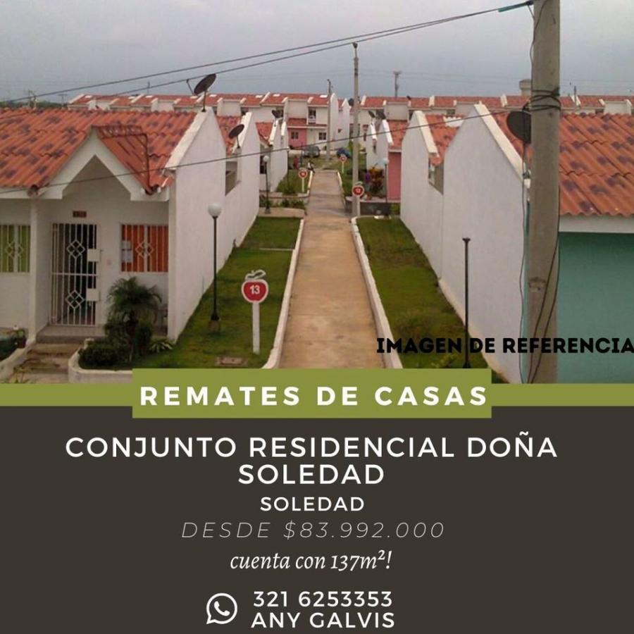 Foto Casa en Venta en Doña Soledad, Soledad, Atlántico - $ 83.992.000 - CAV202078 - BienesOnLine