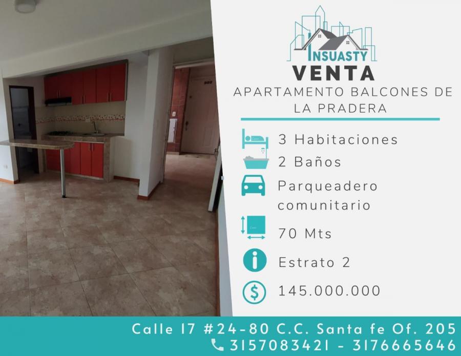 Foto Apartamento en Venta en Balcones de la Pradera, Pasto, Nariño - $ 145.000.000 - APV184359 - BienesOnLine