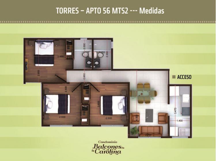 Foto Apartamento en Venta en VILLARECREO, Pasto, Nariño - $ 83.000.000 - APV56924 - BienesOnLine