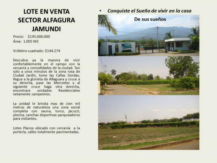 Foto Lote en Venta en Alfaguara, Jamundí, Valle del Cauca - $ 140.000.000 - LOV80461 - BienesOnLine
