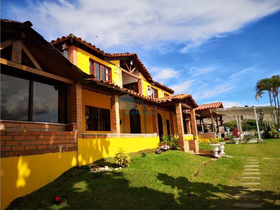 VENTA/CAMBIO FINCA HOTEL EN GUATAPE