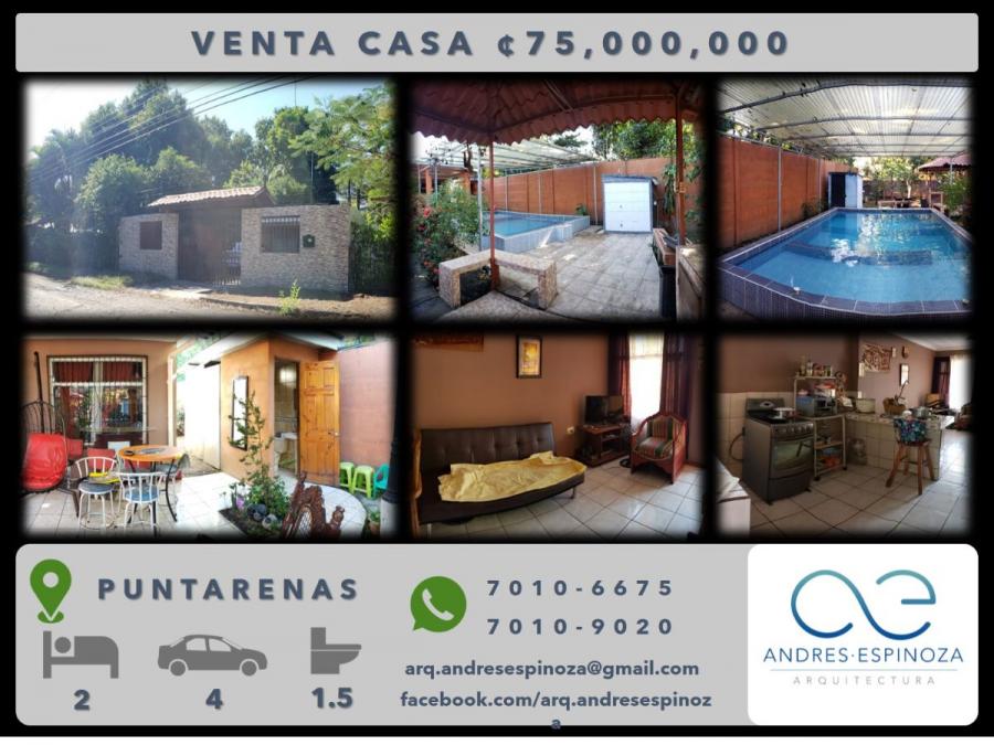 Foto Casa en Venta en Puntarenas, Puntarenas - ¢ 75.000.000 - CAV20607 - BienesOnLine