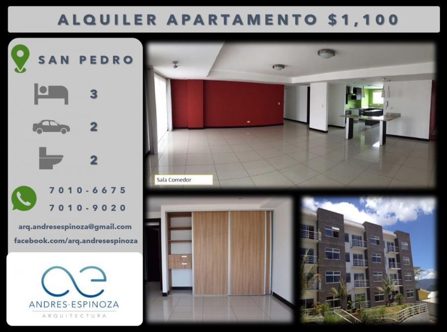 Foto Apartamento en Alquiler en San Pedro, San Jos - U$D 1.100 - APA23477 - BienesOnLine