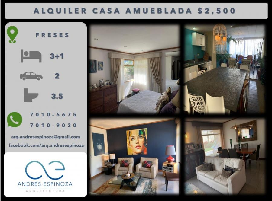Foto Casa en Alquiler en Curridabat, San Jos - U$D 2.500 - CAA20901 - BienesOnLine