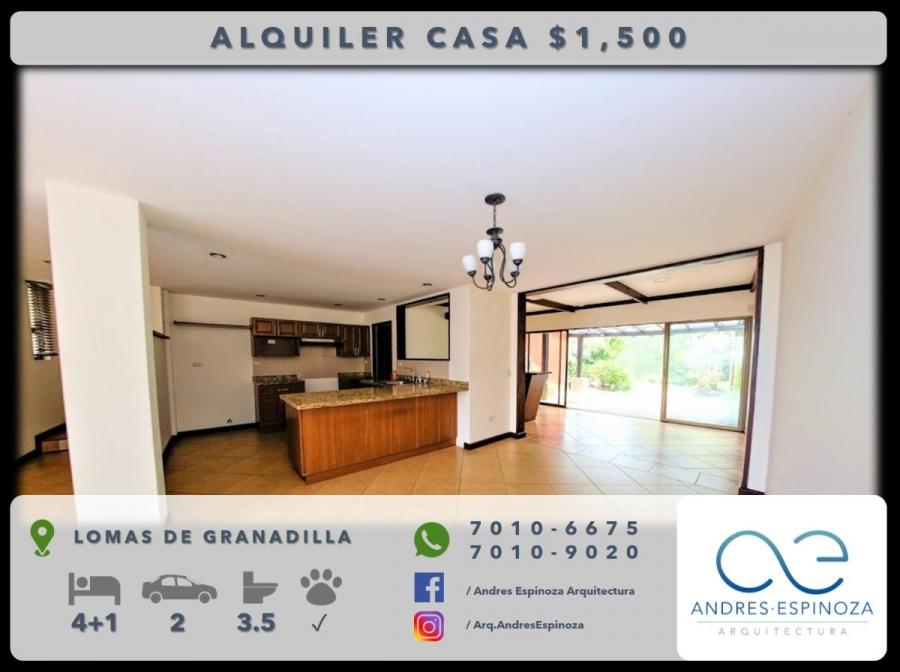 Foto Casa en Alquiler en Curridabat, San Jos - U$D 1.500 - CAA24775 - BienesOnLine