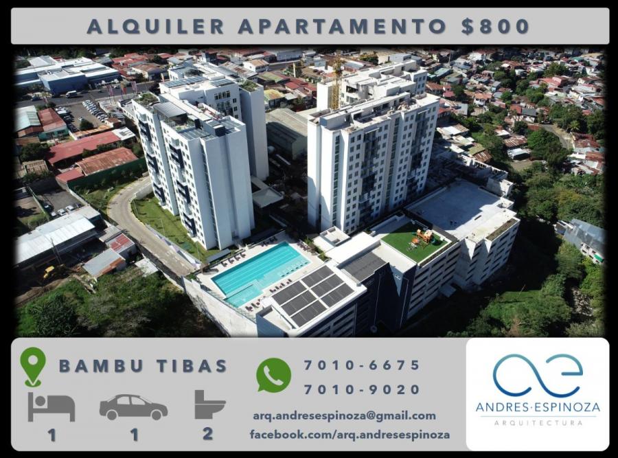 Foto Apartamento en Alquiler en Tibs, San Jos - U$D 800 - APA22396 - BienesOnLine