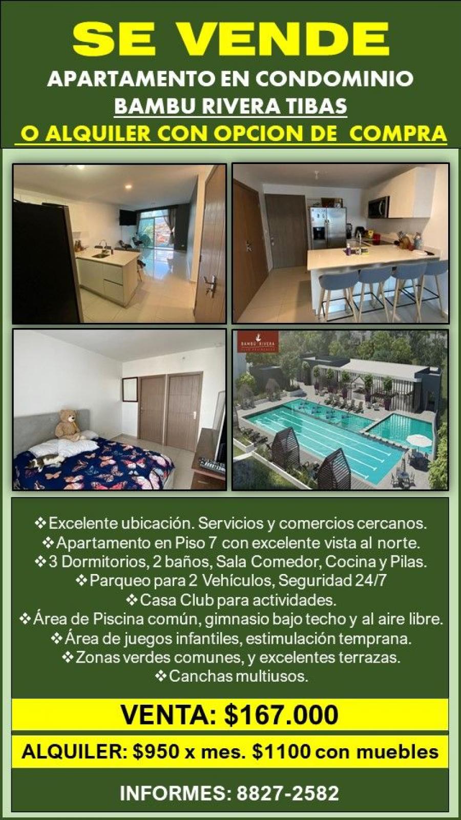 Foto Apartamento en Venta en Tibs, San Jos - U$D 167.000 - APV46504 - BienesOnLine