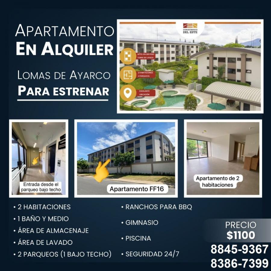 Foto Apartamento en Alquiler en Curridabat, San Jos - U$D 1.100 - APA89336 - BienesOnLine