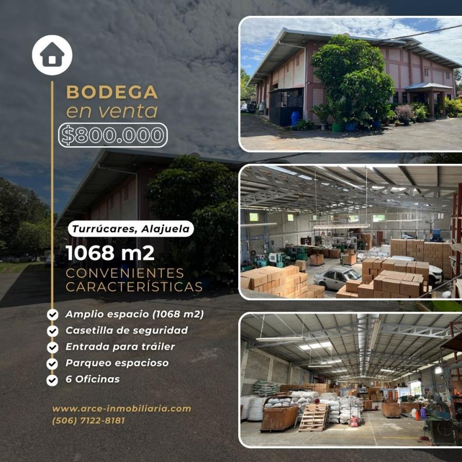 Foto Bodega en Venta en Turrcares, Alajuela - U$D 800.000 - BOV94965 - BienesOnLine