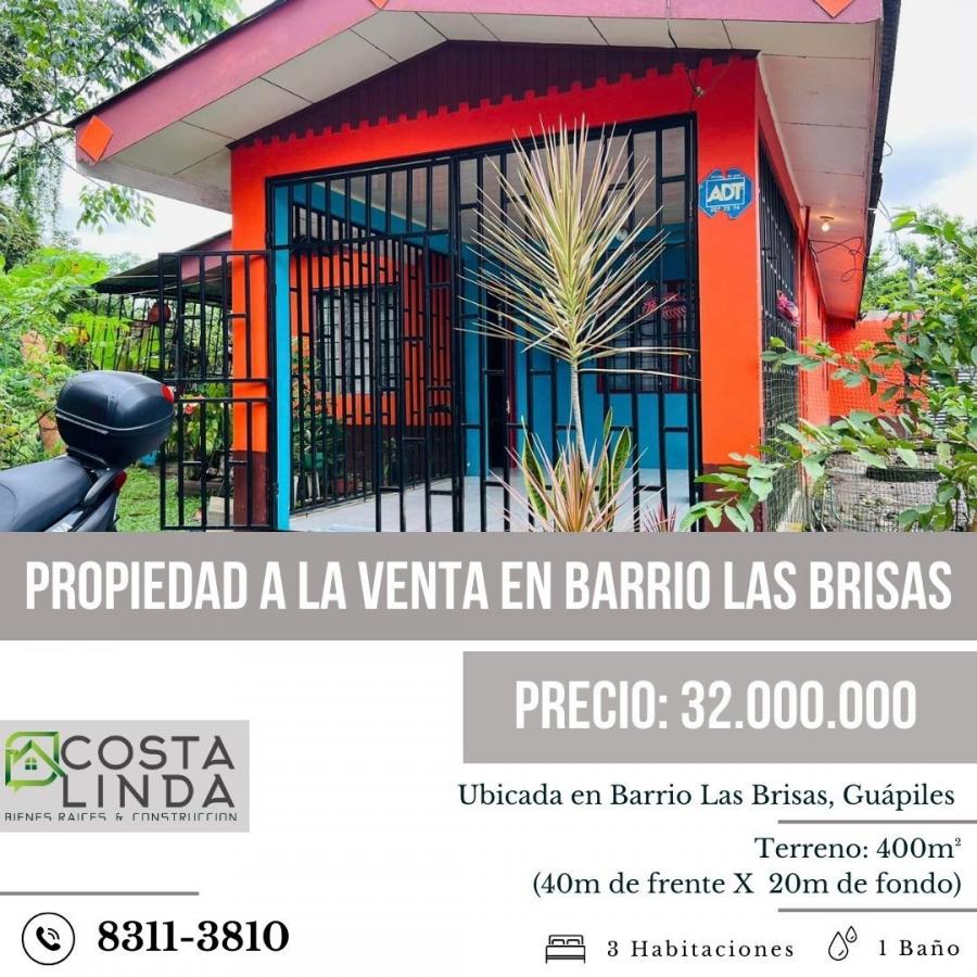 Foto Casa en Venta en Barrio Las Brisas, Gupiles, Limn - ¢ 32.000.000 - CAV92860 - BienesOnLine