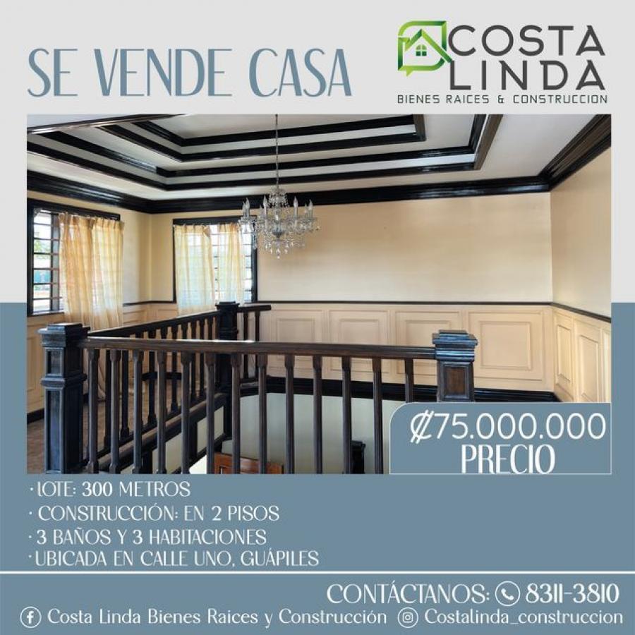 Foto Casa en Venta en Calle Uno, Gupiles, Limn - ¢ 75.000.000 - CAV90447 - BienesOnLine