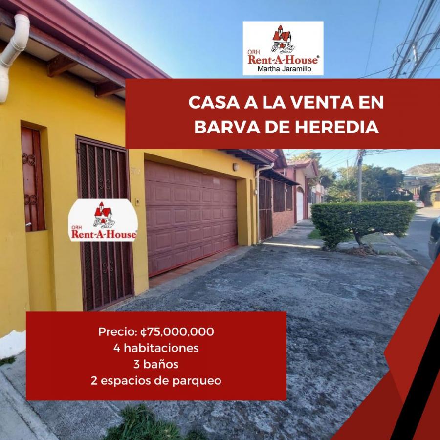 Foto Casa en Venta en Barva, Heredia - ¢ 75.000.000 - CAV92645 - BienesOnLine
